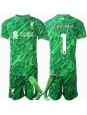 Liverpool Alisson Becker #1 Torwart Auswärts Trikotsatz für Kinder 2024-25 Kurzarm (+ Kurze Hosen)